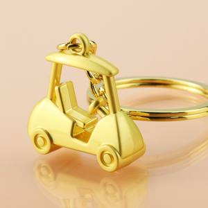 Porte-clés de voiture en métal, cadeaux promotionnels de Golf mini 3D - Product Image 3