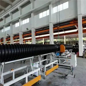 Ligne de Production d'extrusion de tuyaux d'égout en spirale HDPE/PP Krah de bonne qualité, chine