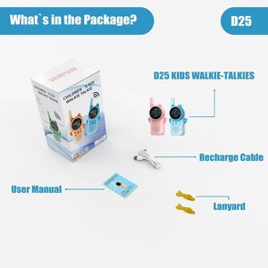 Walkie Bộ đàm trẻ em đài phát thanh tầm xa có thể sạc lại cặp Wearable 2 way <span class=keywords><strong>Radio</strong></span> - Product Image 6