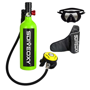 <span class=keywords><strong>Bouteille</strong></span> de plongée en aluminium <span class=keywords><strong>mini</strong></span>-snorkel haute pression 1L, cylindre d'oxygène de plongée - Product Image 3