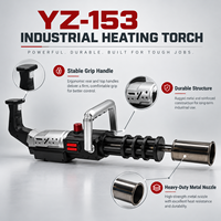 Chalumeau à gaz YIZHENG YZ-153 robuste en acier inoxydable avec buse et valve en laiton pour soudage, barbecue, allume-charbon et désherbage