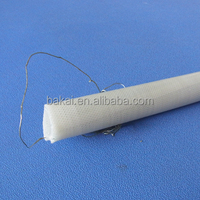 Tuyau en silicone tressé 4 plis, renforcé de fil d'acier inoxydable, vulcanisé au platine, haute pureté, taille personnalisée pour l'industrie pharmaceutique, cosmétique et alimentaire