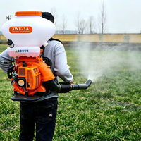 BraveBear Alat Penyemprot Punggung Bertenaga Bensin 2-tak BHMD3WF-3A Tekanan Tinggi 20L/26L Semprotan Dapat Diatur Jangkauan 17-26m Mesin 41.5cc