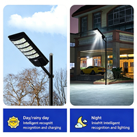 Lampadaire solaire tout-en-un Highway Outdoor 400W avec télécommande, étanche IP65, LED à commande tactile automatique