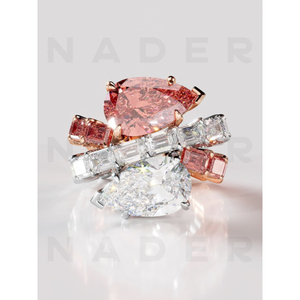 Anillo de Oro Blanco de 18 Quilates con Diamante Certificado IGI, Modelo ROSE RING, Clásico, para Compromiso o Boda - Product Image 1