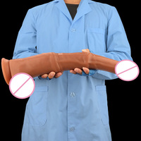 Dildo Anal de Silicona Líquida de Estilo Europeo Americano, 48*75CM, Diseño de Caballo Grande, Extra Largo, de Alta Gama