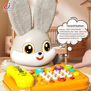 Chengji téléphone Mobile jouet multi-fonctionnel fixe jouet lumière <span class=keywords><strong>musique</strong></span> lapin éducation enfants jouets en plastique bébé téléphone Mobile - Product Image 3