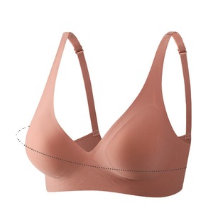 Seamless One-Piece <b>Bra</b> Set Women Lingerie Sexy <b>Wire</b> Free Spandex/Nylon <b>Bras</b> Push-Up Padded Comfortable Soft <b>Bras</b> Crop Tops Sets - Product Image 3