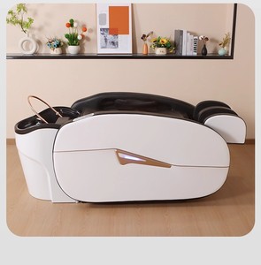 Factory Salon Furniture Barber Shop Electric <b>Massage</b> Bed Japanese Head Spa Bed Water Circulation Automatic <b>Massage</b> Shampoo Bed - Product Image 5