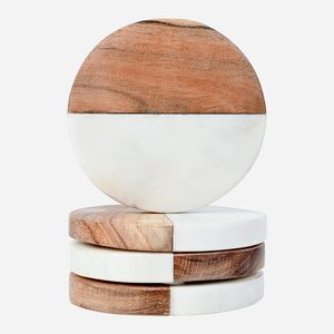 High Quality Wood and Marble <b>coaster</b> <b>for</b> <b>Drink</b> Coffee and Tea Wood and Marble Cup <b>coaster</b> <b>for</b> Hot Selling Products - Product Image 1