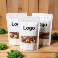 Sachet Doypack Personnalisé avec Fenêtre Transparente pour Snacks, Chips, Biscuits, Bonbons, Produits de Boulangerie - Emballage Haute Barrière