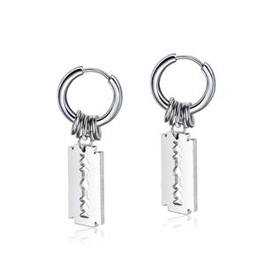 Oecchino da <span class=keywords><strong>uomo</strong></span> in <span class=keywords><strong>acciaio</strong></span> inossidabile alla moda popolare all'ingrosso con zircone per matrimonio regalo di fidanzamento - Product Image 6