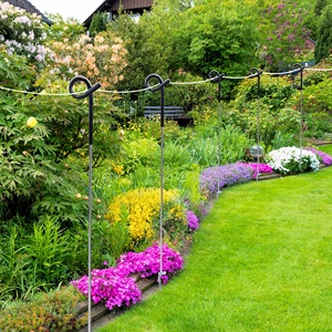 Poteaux de clôture électrique Lydite Step-in en acier revêtu de PE, multicolores, pour jardins, fermes, bétail, chevaux, moutons, chèvres, porcs - Product Image 6