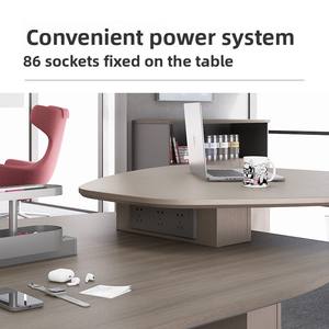 Mesa de conferencias creativa multifuncional simple diseño moderno para oficinas pequeñas y medianas Panel de ocio muebles de oficina - Product Image 4