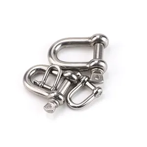 High Quality Stainless Steel 304 316 Chain Shackle Dee Shackle