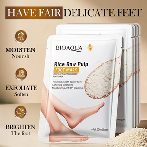 <span class=keywords><strong>Masque</strong></span> pour les pieds en pulpe de riz BIOAQUA, exfoliant et nourrissant, pour éliminer les peaux mortes - Product Image 3