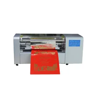 Automatische Digitale Pvc-Blad Goudfolie Printer Drukmachine Lederen Hete Folie Stempelmachine