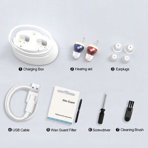 Échantillon gratuit OTC Heairng Equipment Chine Made Invisible Sound Amplifier Mini Cheap Analog in the Ear CIC Hearing Aid - Product Image 5