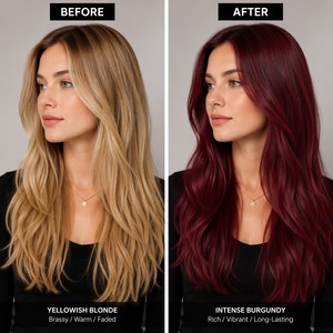 Tinte para el Cabello Color Borgoña OEM ODM en Crema de 200 ml con Aplicador de Peine, Marca Privada, Nutritivo y Control de Frizz - Product Image 2