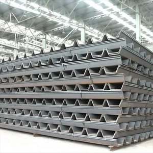 Pile de tôle d'acier de type Z formée à froid pour la construction de bâtiments Water-Stop Top Quality Good Supplier Z Type Steel Sheet Pile - Product Image 5