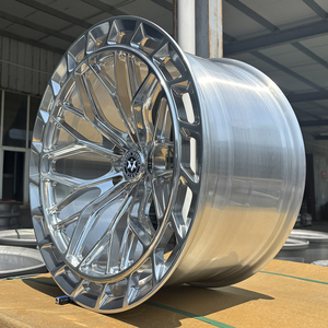 Viaol 五辐条 <span class=keywords><strong>50</strong></span> 光面透明锻造合金轮毂 8-12 英寸 5*120 5*112 5*114 4 件全新 RS5 RS6 - Product Image 3