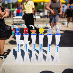 แก้วพลาสติกใสทรงสูง PET ขนาด 650 มล. ดีไซน์สร้างสรรค์ พร้อมฝาปิดลายการ์ตูน สำหรับงานปาร์ตี้ ฮาโลวีน ของแปลกใหม่ ผลิตในเวียดนาม - Product Image 3