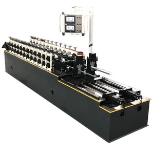 Gipskarton-Trockenbau Deckenrahmen Doppelkopf-Maschine C-U-Profil-Maschine Ständerprofil Wandwinkel Omega Rollformmaschine - Product Image 1