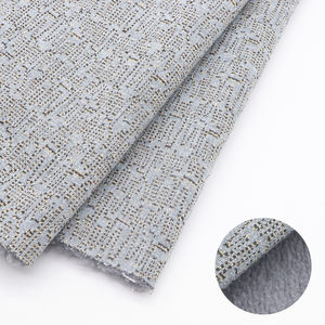 Sin Unión de doble cara Polar Sherpa Fleece 92.6% poliéster <span class=keywords><strong>7.4</strong></span>% metálico 400GSM tejido de punto teñido de hilo para abrigo - Product Image 3