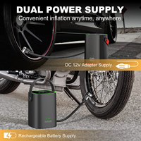Wireless Tire Inflator Air Compressor with Rechargeable Battery for Convenience