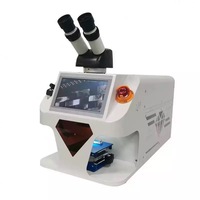 Nouvelle machine de soudage au laser Yag portable de bureau en métal DH 200W, refroidissement continu à l'eau pour bijoux, personnalisée, 1 an