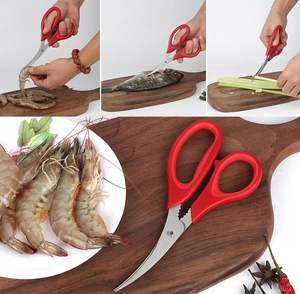 กรรไกรตัดอาหารทะเลคุณภาพสูงกรรไกรตัดปูสแตนเลสมีด้ามจับกันลื่นสำหรับตัดกุ้งล็อบสเตอร์ - Product Image 4