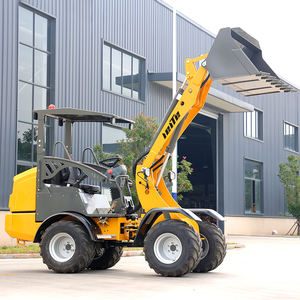 Chargeur sur pneus Euro 5 à vendre <span class=keywords><strong>le</strong></span> <span class=keywords><strong>moins</strong></span> <span class=keywords><strong>cher</strong></span> articulé de Chine petit mini chargeur avec attache rapide Euro lame à neige à attelage rapide compacte - Product Image 2