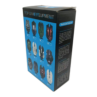 Souris de jeu filaire optique LED RGB 7 couleurs à respiration lumineuse, personnalisable 7D, pour droitier, idéale pour le bureau et le gaming (vente en gros)