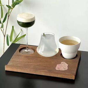 Bandeja de Madera Maciza Mu Yi, Rectangular, Multifuncional, para Bebidas y Aperitivos, Bandeja Decorativa para Escritorio - Product Image 3