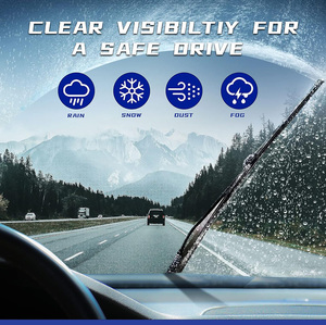 Essuie-glaces universels en gros pour pare-brise avant de voiture – Essuie-glaces de haute qualité avec lame intégrée - Product Image 3