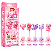 Op maat gemaakte OEM Bluetooth muziek lolly zingende snoepjes leuke kindersnack gepersonaliseerde smaak liedjes muziek lolly snoep