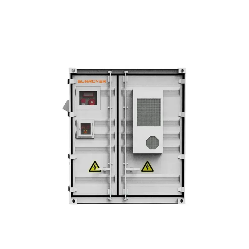 Коммерческое промышленное применение, гибридная Солнечная система 500 кВтч, 1 МВтч, контейнер для литиевых батарей