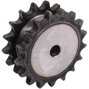 체인 용 맞춤형 산업용 스프로킷 휠 더블 이빨 체인 휠 스프로킷이있는 오토바이 체인