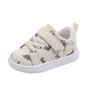 Zapatillas informales con estampado de dinosaurios para niños pequeños, zapatos para caminar antideslizantes con suela suave, adecuados para el uso diario - Product Image 2