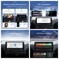 Hikity pour BWM E46 1998-2005 8.8 pouces 2+64G autoradio Android Carplay/Android Auto/WiFi/GPS/BT/RDS/EQ OEM ODM Factory