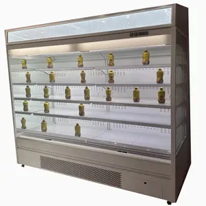 Industrial display vertical upright chiller fridge coolers with low price