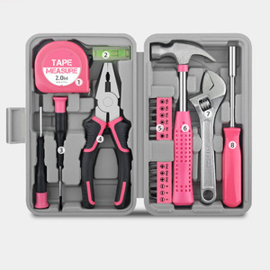 Ensemble d'outils professionnel OEM 59 pièces avec marteau et pinces, boîte à outils pour réparation domestique, kit de mécanicien polyvalent - Product Image 4