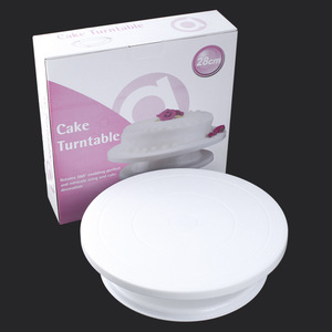 Mejor venta DIY 360 grados antideslizante giratorio pastel tocadiscos y herramientas de pastelería con caja de Color que incluye alfombrilla para hornear - Product Image 4