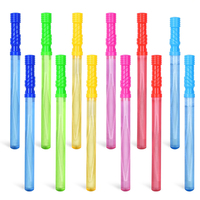 Vente en gros de nouveau jouet à bulles mixte extérieur 37cm quatre couleurs pour enfants 24P Portable bulle d'eau bulle bâton en Chine usine