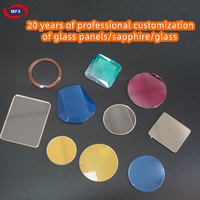 Verre trempé de précision CNC pour gravure, avec bord usiné de forme spéciale, revêtement et perçage progressif
