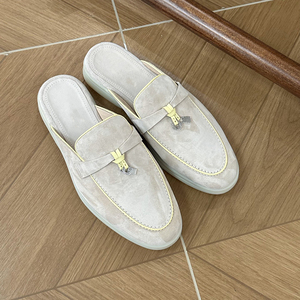 Mocassins Penny en Daim Respirant pour <span class=keywords><strong>Femme</strong></span>, Style Italien Pur et Original, Chaussures Plates Décontractées à Enfiler pour le Quotidien, Semi-chaussons - Product Image 2