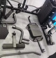 Machine Smith multifonctionnelle Dinuo pour la maison, équipement de musculation, rack de musculation avec croisement de câbles pour un entraînement complet du corps