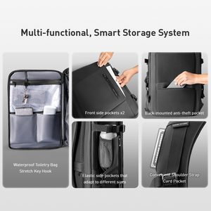 Mark Ryden Bolso de hombro Bolso de viaje multifunción Mochila impermeable para computadora portátil Modelo expandible de gran capacidad MR9299SJ _ KRJD - Product Image 4