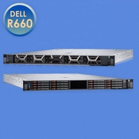 Serveur Dell R660 en rack, double processeur Xeon Platinum, mémoire DDR5, SSD NVMe, prêt pour GPU, extension PCIe 5.0, PowerEdge R660 optimisé