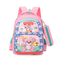 Nouveau sac à dos pour enfants en nylon 3D à coque rigide de 15 pouces, ultra léger, unisexe, école primaire, sac à dos de dessin animé astronaute en polyester